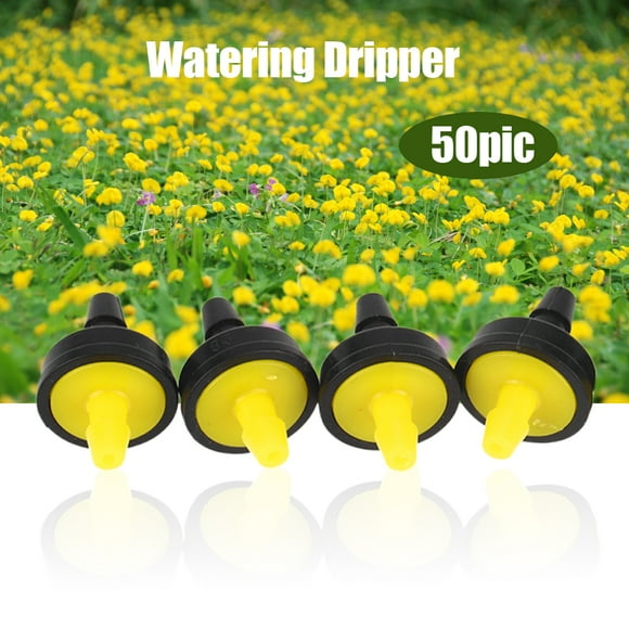 Garosa 50Pcs Adjustable Flow Pressure Compensating Irrigation Sprinklers Watering Dripper Emitter, Watering Dripper, Watering Emitter