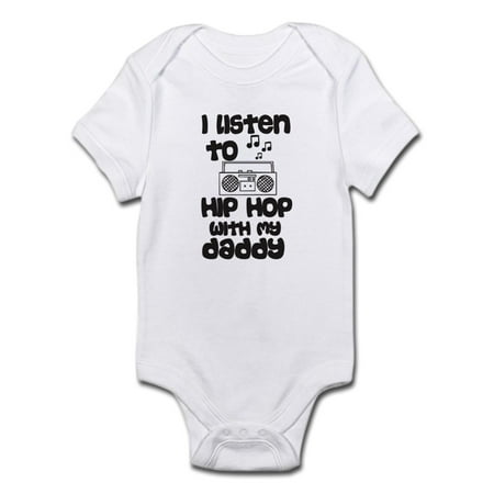 

CafePress - Listen To Hip Hop With My Daddy Infant Bodysuit - Baby Light Bodysuit