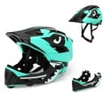 thumbnail image 1 of Lixada Lixada Detachable Full Face Kids Bike Helmet with Sun Visor and Adjustable Dial, Light Blue, 1 of 6