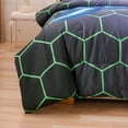 thumbnail image 3 of Btargot 3D Gaming Geometric Lightweight Twin Bedding Comforter Set Game Console Bed-in-a-Bag Colorful, 3 of 8