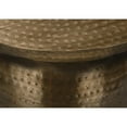 thumbnail image 6 of Accent Table - Drum - Side - End - Nightstand - Lamp - Bedroom - Copper Metal, 6 of 6