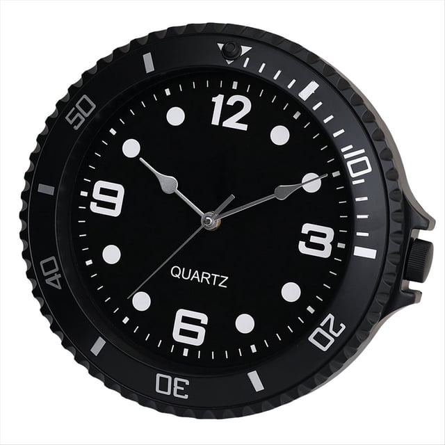 Reloj de Pared Diseño Moderno Aguja de Cuarzo Silenciosa Reloj de Pared de Lujo Barrido Silencioso Reloj de Pared de Segunda Casa Negro