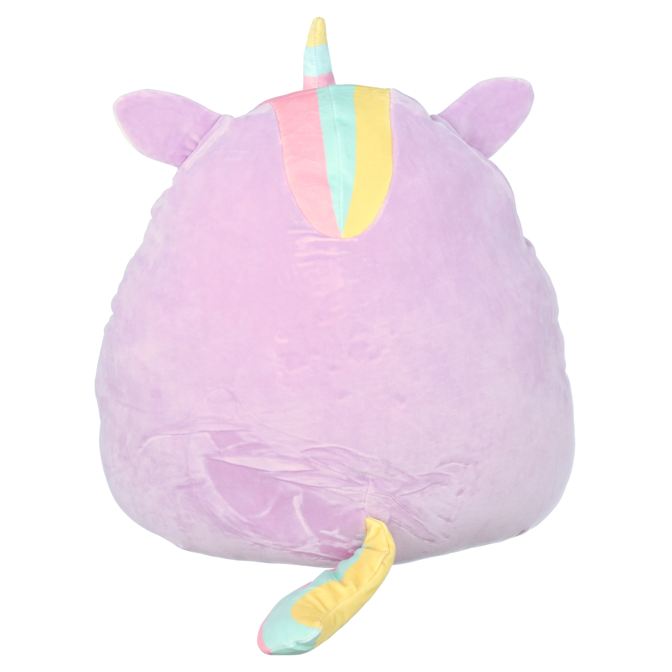 Squishmallow Large 16" Silvia The Purple Unicorn - Official Jazwares Plush - Soft and Squishy Unicorn Stuffed Animal Toy - Great Gift for Kids, Girls & Boys