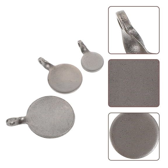 ORDDIART 6Pcs Stainless Steel Piece Targets for Indoor and Outdoor Training 1.2*1.2*0.08in