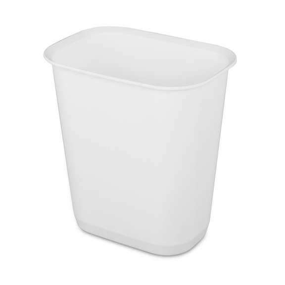 Sterilite Corbeille Rectangulaire de 11,4 litres - Blanc