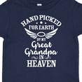 thumbnail image 4 of Inktastic Handpicked for Earth by My Great Grandpa in Heaven Boys or Girls Toddler T-Shirt, 4 of 5