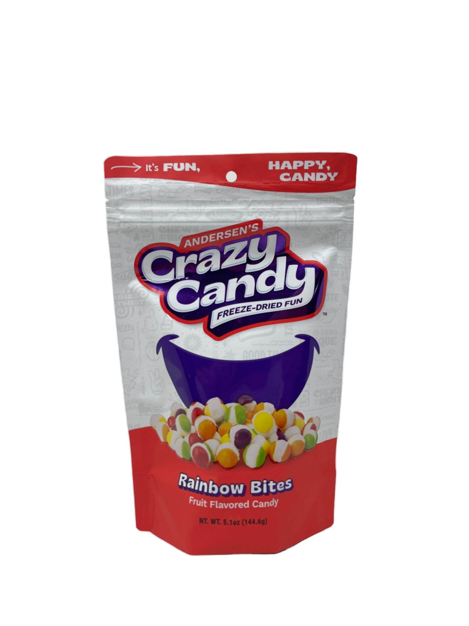 Andersen's Crazy Candy Freeze Dried Candy Freeze Dried Rainbow Bites