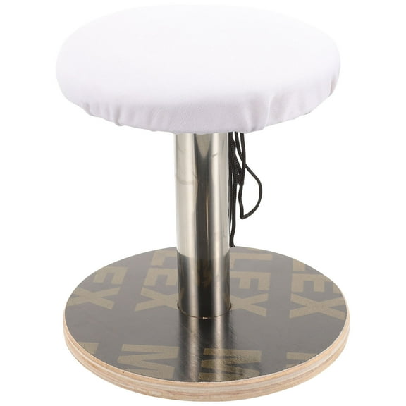 OULII Round Clothes Ironing Stool Wooden For Household 1Set 7.5x6.9in