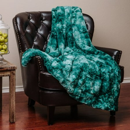 Tasmanian Wolf Fur - Chanasya Super Soft Fuzzy Fur Warm Cozy Sherpa Throw Blanket