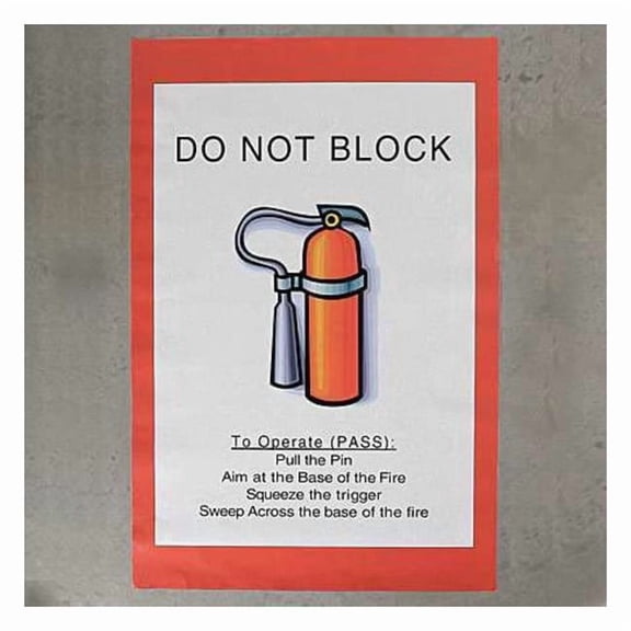 Shieldmark Fire Exit Floor Sign,36 in x 42 in FE3642