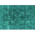 thumbnail image 1 of Ahgly Company Machine Washable Indoor Rectangle Oriental Turquoise Blue Industrial Area Rugs, 8' x 12', 1 of 4