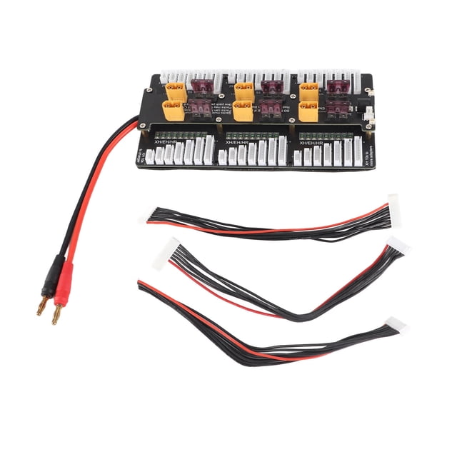 Placa de carga de batería XT60 para baterías 2-8S, placas de carga paralela para cargadores de equilibrio PL8 PL6