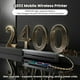 thumbnail image 3 of Impresoras portátiles inalámbricas ItriAce Q302 para viajes, impresoras térmicas WiFi y Bluetooth para uso doméstico, impresora compacta móvil sin tinta, impresora inalámbrica mejorada, compatible con, 3 of 5