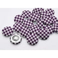 thumbnail image 2 of Soimoi Purple Rayon Fabric Geometric Check Print Fabric by Yard 42 Inch Wide, 2 of 3