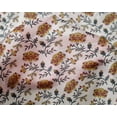 thumbnail image 4 of oneOone Silk Tabby Fabric Leaves & Floral Block Decor Fabric Printed BTY 42 Inch Wide, 4 of 4