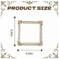 thumbnail image 6 of DESIGNICE 2Pcs Vintage Picture Frames,Mini Essential Small Picture Frames,Various Pair Photo Frame,5.91"X5.91",Style1, 6 of 7
