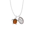 thumbnail image 2 of Delight Jewelry Silvertone Turtle with Resin Body Best Mom Ever Charm Necklace, 2 of 4
