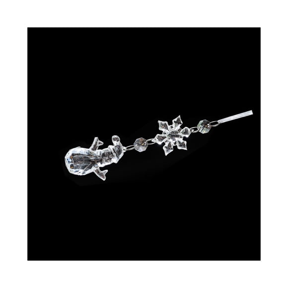 Adorno colgante brillante Yuarrent Árbol de Navidad Acrílico Copo de nieve artificial Fiesta decorativa Tipo HA073773-06