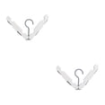 thumbnail image 2 of Advancent Percha plegable para ropa, soporte para tendedero, organizador de guardarropa, azul oscuro Blanco 2piezas Advancent CBP273411, 2 of 6