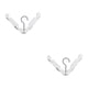 thumbnail image 2 of Advancent Percha plegable para ropa, soporte para tendedero, organizador de guardarropa, azul oscuro Blanco 2piezas Advancent CBP273411, 2 of 6