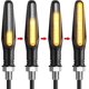 thumbnail image 1 of 4 indicadores de señal de giro para motocicleta, luces impermeables de 12 V, 12 bombillas LED universales para motocicleta, scooter, quad, crucero, bicicleta, todoterreno, modo de flujo de motocicleta JM JM, 1 of 5