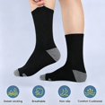 thumbnail image 2 of 3 Pairs Compression Socks for Men, Arch Support Mens Sport Socks for Running, Athletic, Cycling, 2 of 5