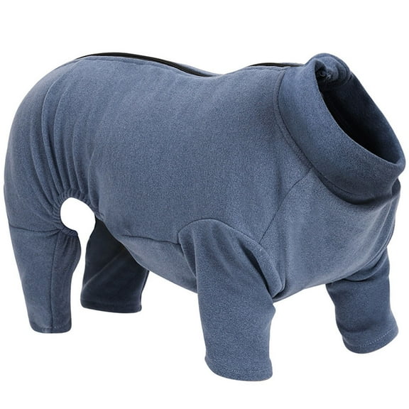 Dog Onesie Body Warmer | Bodysuit for Dogs | Recovery Suit | Pet Pajamas | Reduce Anxiety | For Small, Medium, Large Dogs | haze blue,xl,G174739