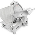 thumbnail image 2 of KWS MS-12ES Metal Collection Commercial 420W Electric Meat Slicer 10-Inch with 304 Stainless Steel Blade & Extended Back Space, Frozen Meat/Cheese/Food Slicer Low Noises Commercial and Home Use, 2 of 3