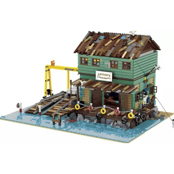 Harbortown Ship Repair Yard Building Block Set | General Jim’s Toys & Bricks | GJ-SRY