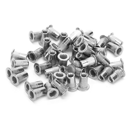 

Stainless Steel Rivet Nut 50Pcs M3 Rivet Nut For Furniture Home Sturdy Small