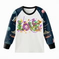 thumbnail image 5 of UAYOTSE Toddler Boys Girls' Spring Pajama Set Pullover Tops Pants Sleepwear Set Pjs Outfits,Sizes 2-3 Years, 5 of 5