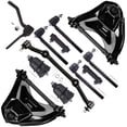 thumbnail image 3 of ECCPP - 12PC Center Link Idler Arm Tie Rod End Lower Ball Joint Outer Upper Control Arm and Ball Joint - Compatible with 1996-2003 for Chevy S10 Suspension Kit, 3 of 5