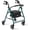 Green, variant on Medline Steel Rollator Walker with Seat for Seniors, Foldable, Burgundy