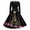 Black, variant on TJAZFJPA Black Wrap Dress Women Christmas Print Long Sleeve Bow Elegant Long Skirt Round Neck Dress Beach Dress Knit Dresses for Women