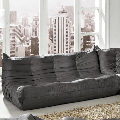 Modway Waverunner Modular Light Grey Sectional Sofa