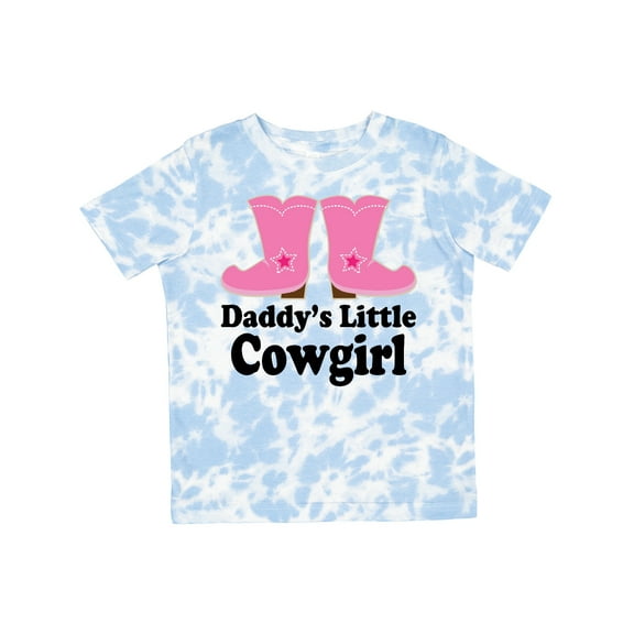 Inktastic Daddy's Little Cowgirl Girls Toddler T-Shirt