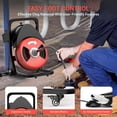 thumbnail image 4 of Aoile Electric Drain Snake with Wheels, 50 ft x 1/2 in Sewer Machine W/Cutters & Pneumatic Foot Switch for 2" to 4" Pipes, Red, 4 of 8