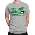 thumbnail image 2 of Officially Licensed Junior Mints Sweet Minty Miracles Design Men's T-shirt, 2 of 3