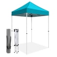 thumbnail image 2 of COOS BAY 5x5 Portable Instant Canopy Tent, Pop Up Outdoor Canopy for Beach, Sports and Camping, Turquoise, 2 of 9