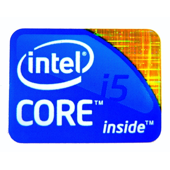 Intel Core i5 Inside Sticker 12 x 16mm / 1/2" x 5/8" [1066]