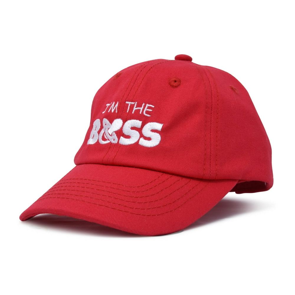 DALIX DALIX I'm The Boss Baby Hat Infant Baseball Cap for Baby Girls