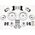 thumbnail image 2 of Wilwood 140-7676-ZP Dynalite 12.19" Front Hub Big Brake Kit With Zinc-Plated Drilled Rotors and Polished Calipers, Compatible with 1955-1957 Bel Air, Nomad, Delivery, 210, 150, Del Ray W/OEM Drum, 2 of 3