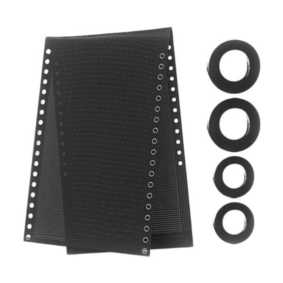 oshhni Chair Replacement Fabric for Sling Chair Outdoor recliner Lawn Beach black