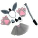 thumbnail image 4 of 1 set Donkey Disfraz Props de diadema de cabeza de animal Props de cosplay de vestuario animal Suministro de rendimiento, 4 of 6