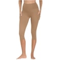 thumbnail image 5 of Annhoo Summer Womens Yoga Leggings Fashion Casual High Waisted Solid Color Athletic Capri Pants with Pockets, 5 of 9