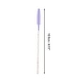 thumbnail image 2 of Unique Bargains 50 Pcs Portable Silicone Eyelash Brush for Bathroom Purple Plastic Silicone, 2 of 5