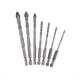 thumbnail image 1 of Juego de Brocas Excéntricas de Cuatro Filos con Cabeza Sesgada y Alta Dureza para Hormigón. Juego de Brocas con Vástago Hexagonal Dentado., 1 of 5