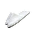 thumbnail image 2 of 10 pares pantuflas desechables Qarigey lana Coral hotel zapatos gruesos cálidos color sólido viajes casa salón Calzado blanco, 2 of 6