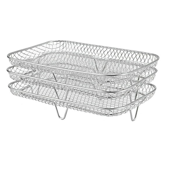 Easter Rack Compatible With Most Air Fryer Air Fryer Accessories Stainless Steel Airfryer Rack Steamer Roasting Rack X7 Grill Hibachi Table Top Grill Indoor Terracotta Grill Throwaway Grill Pans 15