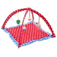 thumbnail image 1 of 1Pc Exercise Center Cat Playing Mat With Hanging Small Toys, 1 of 6